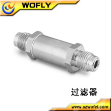 high pressure male connector nitrogen gas tube filter